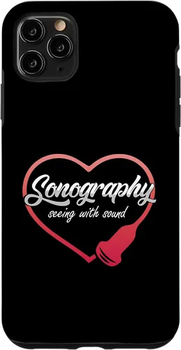 Vista 13 de Sonography Seeing with Sound Ultrasonido Ecografía Medicina Case para iPhone 17