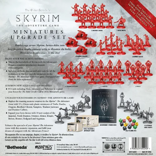 Vista 3 de Modiphius The Elder Scrolls V: Skyrim El Juego de Aventura Juego de Miniaturas Set de Mejora - Estrategia de Exploración de Mazmorras con Miniaturas