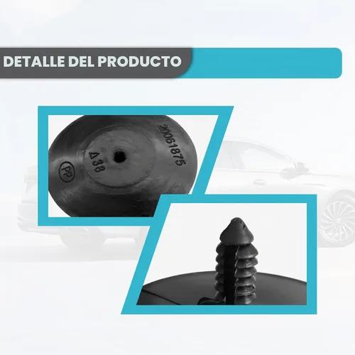 Vista 3 de Clips de retención de aislamiento de panel de capó compatibles con GM 3078511 3977775 tamaño de orificio de 1/4 pulgadas (30 piezas)
