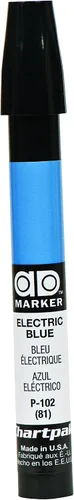 Vista 7 de El marcador original Chartpak AD, Tri-Nib, azul escarcha, 1 cada uno (P112)