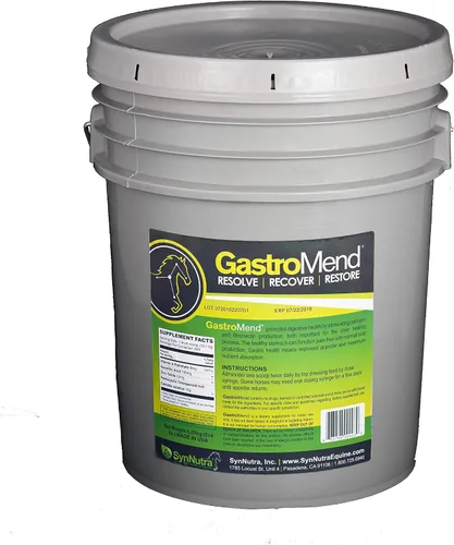 Vista 10 de G-Chill Soporte digestivo y composure para caballos – Combinación de GastroMend + SynNutra SynChill – 30 dosis – Apoya la integridad del estómago