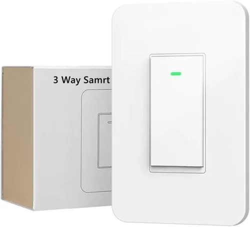 Vista 13 de Nexete Smart Wi-Fi - Interruptor de doble luz, interruptor de un solo polo 2 en 1 compatible con Alexa Google Home, control de voz, función