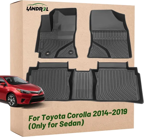 Vista 10 de Alfombrillas de repuesto para Toyota Camry 2012-2017, protección para todo tipo de clima, ajuste personalizado, alfombras impermeables, accesorios