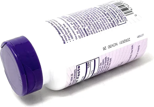 Vista 5 de Natrol® Melatonina tabletas de disolución rápida de 0,00018 oz sabor fresa 250, 1