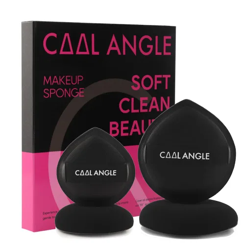 Vista 13 de 4 Paquetes de Esponjas de Maquillaje para Base, Corrector y Polvo, Esponja Mezcladora Libre de Látex para Maquillaje Natural y Fácil, Suave