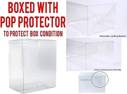 Vista 3 de Funko Figura de vinilo de animación 0-0Pop y 1 paquete de protector gráfico compatible (12373 - B)