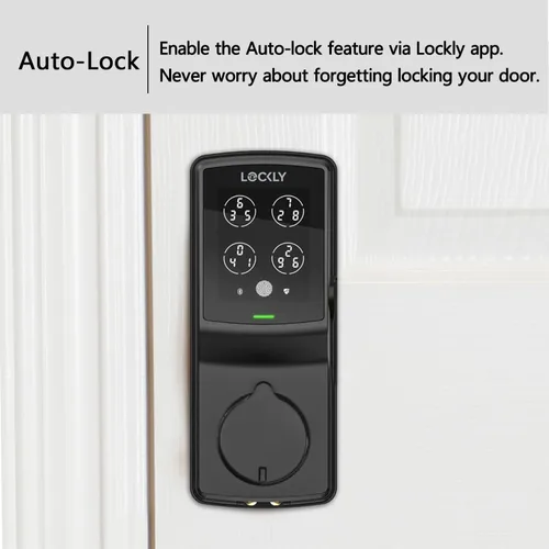 Vista 8 de Lockly Secure Plus, cerradura inteligente con tarjeta RFID, cerradura de puerta de entrada sin llave, cerraduras inteligentes para puerta principal