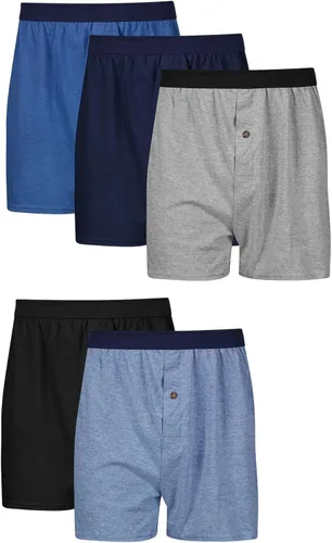 Vista 7 de Hanes mens Underwear Boxers Pack, Cool and Breathable Cotton Underwear, Exposed and Comfortflex Waistbands, Multi-pack