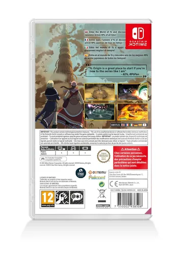 Vista 15 de Ys Origin (Nintendo Switch)
