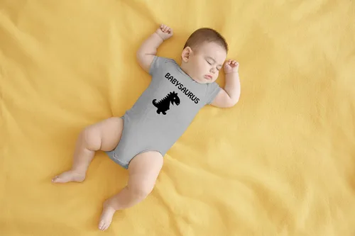 Vista 5 de AW Fashions Babysaurus - Baby Dino RawrSome T-Rex - Little Minisaurus - Lindo body de bebé de una pieza