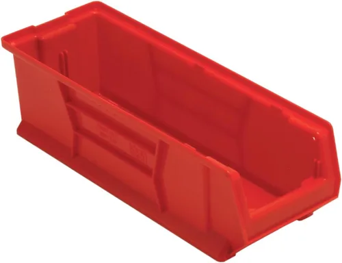 Vista 3 de Quantum QUS950 - Contenedor de plástico apilable para almacenamiento, 24 x 8 x 7 pulgadas, transparente, caja de 6