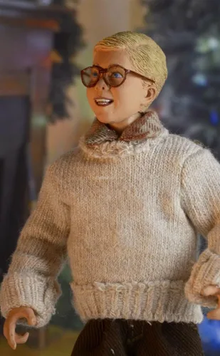 Vista 5 de Una historia de Navidad - Figura de acción vestida a escala de 8" - Ralphie - NECA
