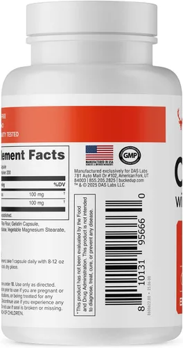 Vista 4 de Bucked Up Cafeína con L-teanina 100 mg de cafeína + 100 mg de L-teanina por porción Sin OMG Sin gluten Suplemento de apoyo energético