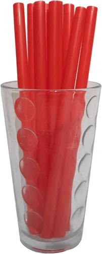 Vista 6 de Paquete de 250 pajitas de plástico sin envolver sin BPA para batidos y Boba (color negro, 8.5 x 0.50 pulgadas)