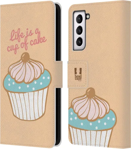 Vista 76 de Head Case Designs Assortment Cupcakes Happiness Leather Wallet Case Compatible with Samsung Galaxy A07 4G Surtido