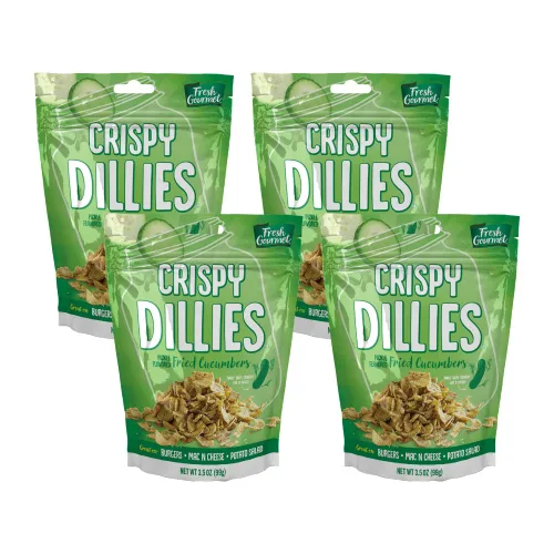 Vista 5 de Fresh Gourmet Dillies crujientes, sabor a pepinillo, 3.5 onzas (paquete de 1)