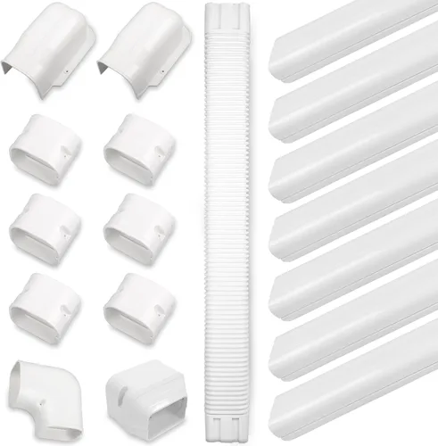Vista 5 de Kit de cubierta de línea de PVC Accesorios de cubierta de tubería para acondicionadores de aire