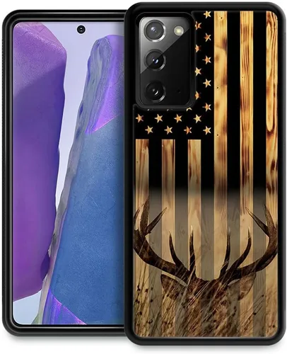 Vista 12 de DJSOK Funda compatible con Samsung Galaxy Note 20, diseño con patrón de parachoques trasero, esquinas reforzadas antiarañazos, caver de TPU suave