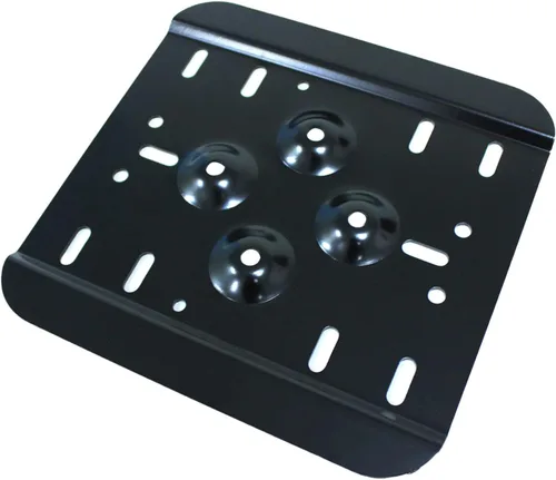 Vista 7 de LOSTAR Placa de montaje individual compatible con Jeep, ATV, UTV, Polaris RZR, Yamaha, Can-Am, Honda, latas de combustible