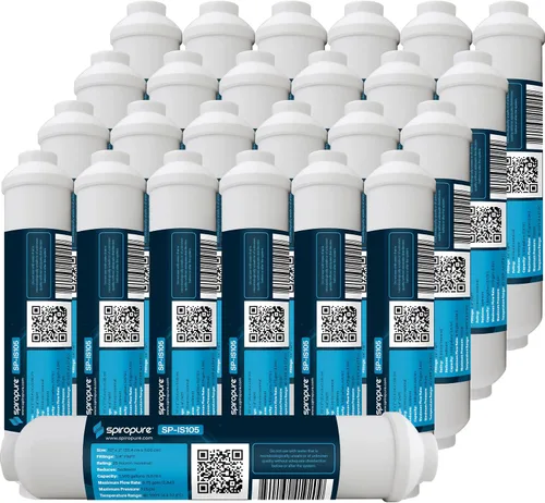 Vista 14 de SpiroPure SP-IC100 Filtro de agua en línea NSF Carbon con 1/4" FNPT, 2" x 10