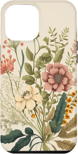 Vista 25 de Funda para iPhone 11 Pro Max con diseño floral botánico vintage