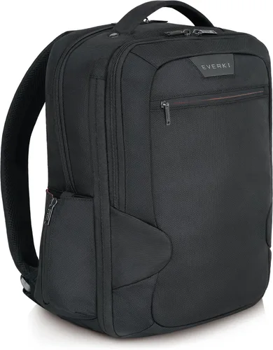 Vista 9 de EVERKI Studio Slim Business Professional - Mochila para laptop MacBook Pro 15 de 14.1 pulgadas, ligera, para hombres o mujeres (EKP118), color negro