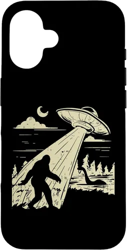 Vista 32 de UFO Bigfoot Sasquatch Lochness Monster Funny Believe - Funda de regalo para iPhone 17
