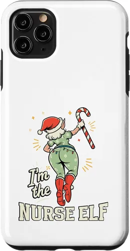 Vista 12 de I'm The Nurse Elf Funny Matching Family Christmas Group Case for iPhone 16