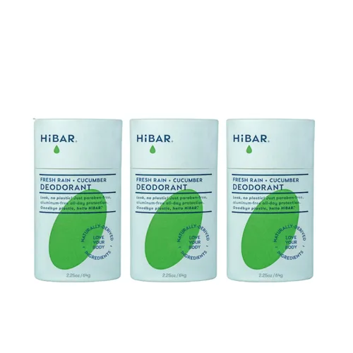 Vista 12 de HiBAR - Desodorante de bergamota y cedro - Sin plástico - Sin aluminio - 1 Desodorante natural, protección durante todo el día, con cera de semillas