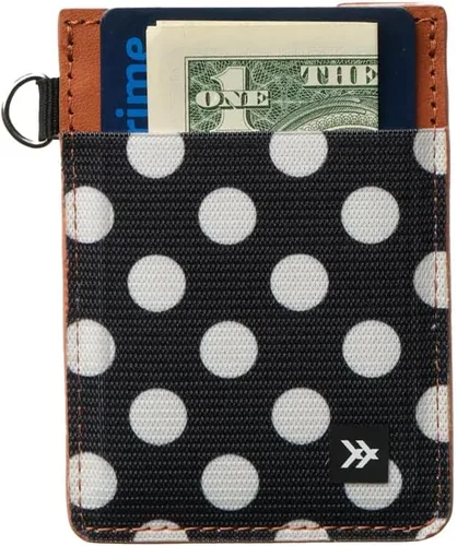 Vista 19 de Thread Wallets Cartera minimalista ultra delgada para tarjetas, Negro, Talla única, Casual
