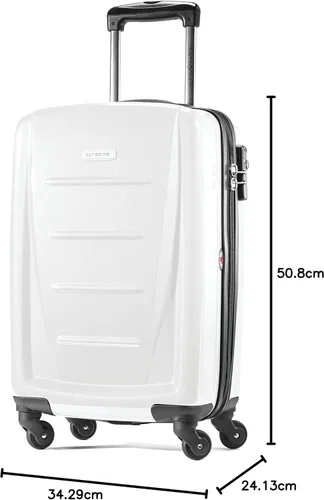 Vista 253 de Samsonite Winfield 2 Equipaje rígido con ruedas giratorias, Azul profundo, Juego de 3 piezas (20/24/28)