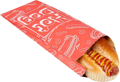 Vista 8 de Restaurantware -Bag Tek - Bolsas de comida forradas con papel de aluminio de 3.7 x 1.2 x 9.1 pulgadas, 100 envoltorios desechables para perros