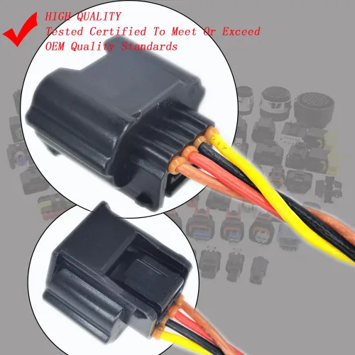 Vista 6 de Sensor de flujo de aire masivo Conector Conector de Coleta Arnés 22680-3VA0A AFH60M-47 Reemplazo para Nissan Infinity