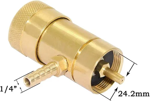 Vista 2 de Joywayus Sistema de inyección de oxígeno Kit de oxigenación de cerveza casera Piedra de difusión