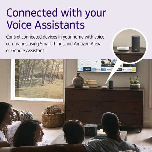 Vista 4 de SmartThings Hub de 3ra Generación [GP-U999SJVLGDA] Hub de Automatización del Hogar Inteligente Monitoreo del Hogar Dispositivos Inteligentes