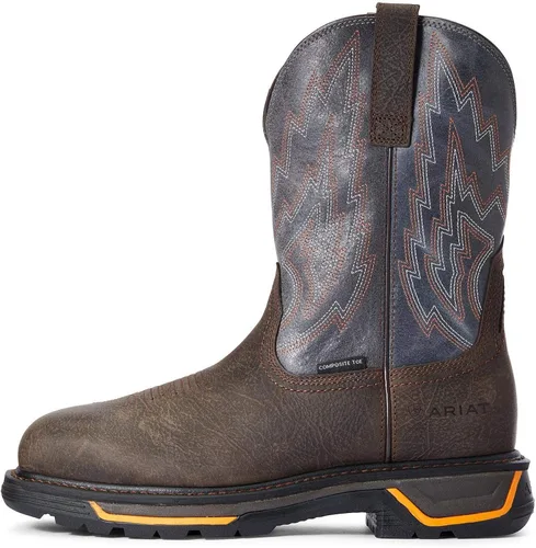 Vista 2 de ARIAT Big Rig H20 - Botas de trabajo con punta compuesta para hombre marrón oscuromarrón desgastado Café de hierro