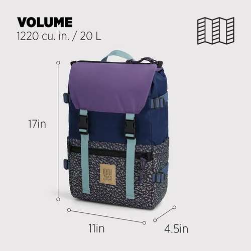 Vista 68 de Topo Designs Rover Pack Clásico, asfalto/negro, Tamaño único, Rover Pack Clásico