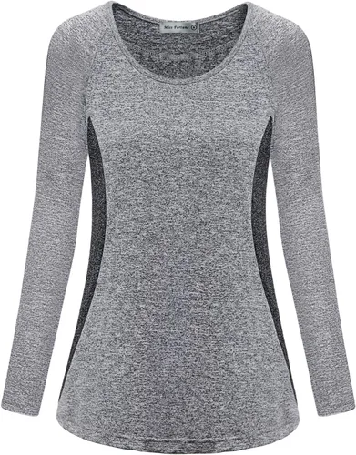 Vista 30 de MISS FORTUNE Active Wear Yoga Top Cool Dry Workout Shirt Ropa de ejercicio