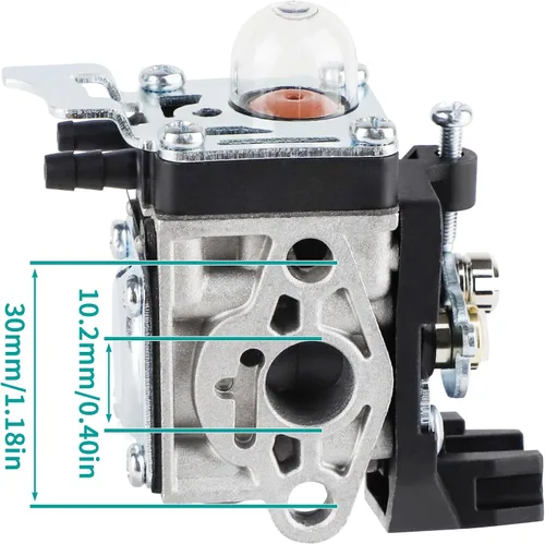 Vista 3 de SRM 2620 Carburador para Echo SRM 2620 SRM-2620T PPT-2620 SRM-2620 Trimmer A021004601 A021004600 26X Carburador para Shindaiwa T262X C262 LE262