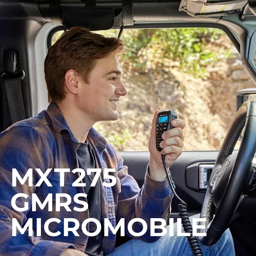 Vista 5 de Midland MXT275 15W MicroMobile GMRS Radio bidireccional