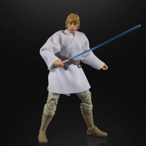 Vista 3 de Star Wars Lucas Film - Figura de acción de 50 aniversario de la serie negra "Power of the Force" 6 de Luke Skywalker