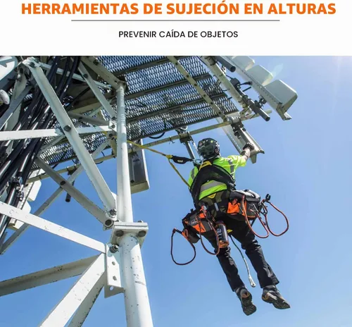 Vista 2 de Ergodyne squids Cordón Elástico para herramientas – Single – Mosquetón Negro