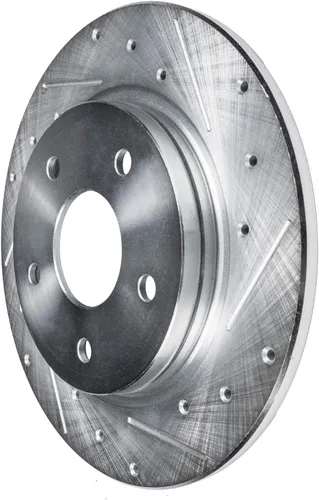 Vista 82 de Detroit Axle - Rotores de freno delantero para 04-13 Mazda 3 Rotores de frenos de disco 06-15 Mazda 5 Reemplazo: Rotor regular delantero de 11.81