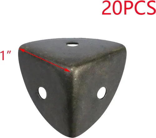 Vista 2 de T Tulead Protectores de esquina de caja de 1 x 1 x 1 pulgadas, soporte
