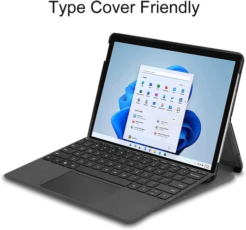 Vista 6 de Gylint Funda para Microsoft Surface Pro 8, de poliéster de múltiples ángulos, delgada, ligera, para tableta Microsoft Surface Pro 8 de 13 pulgadas