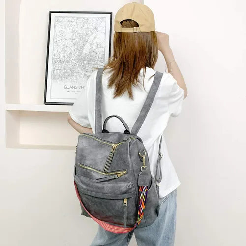 Vista 2 de ZOCILOR Bolso de moda para mujer, mochila convertible de diseño multiusos, bolso de hombro, bolso de viaje