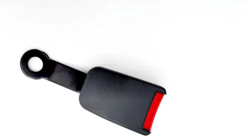 Vista 3 de Cinturón de seguridad universal para carretilla elevadora y se adapta a tractor cortacésped buggy retráctil naranja 46 pulgadas nuevo