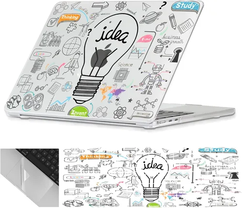 Vista 10 de Se7enline Funda compatible con MacBook Neo de 13 pulgadas 2026 A3404, diseño estético, bonita carcasa rígida femenina, cubierta de teclado