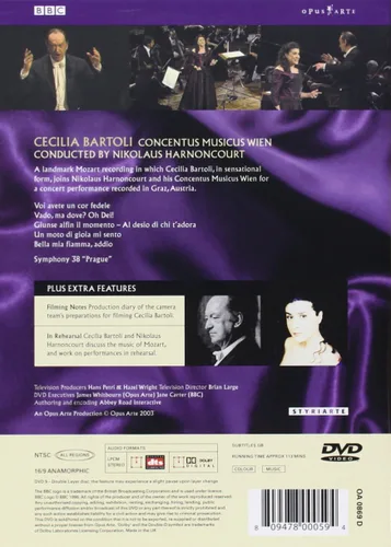 Vista 2 de Cecilia Bartoli, Nikolaus Harnoncourt - Mozart Cecilia sing Mozart Arias, Symphony 38 "Prague