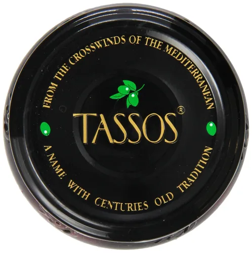 Vista 5 de Tassos Aceitunas Kalamata en vinagre de vino tinto, 13 onzas
